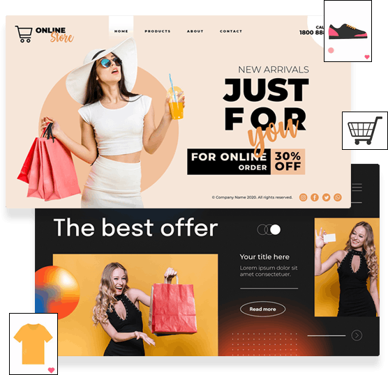 E-commerce website design
