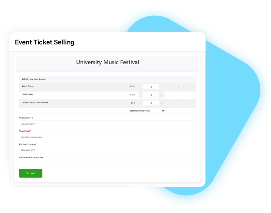 Event Ticket Selling