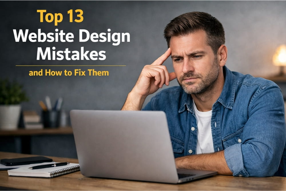 13 Common Website Design Mistakes and How to Fix Them